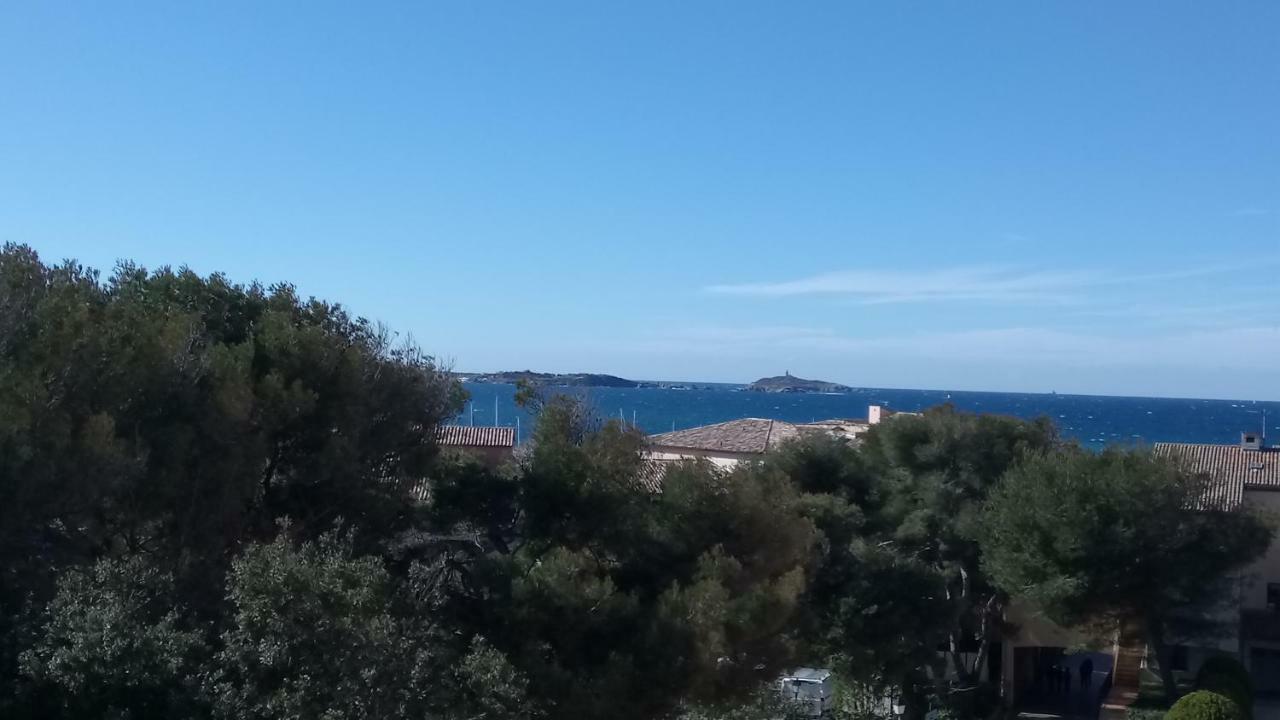 Domaine De La Coudouliere, T2 Climatise Terrasse Vue Mer Sans Vis A Vis Plage A 100M Six-Fours-les-Plages Exterior foto